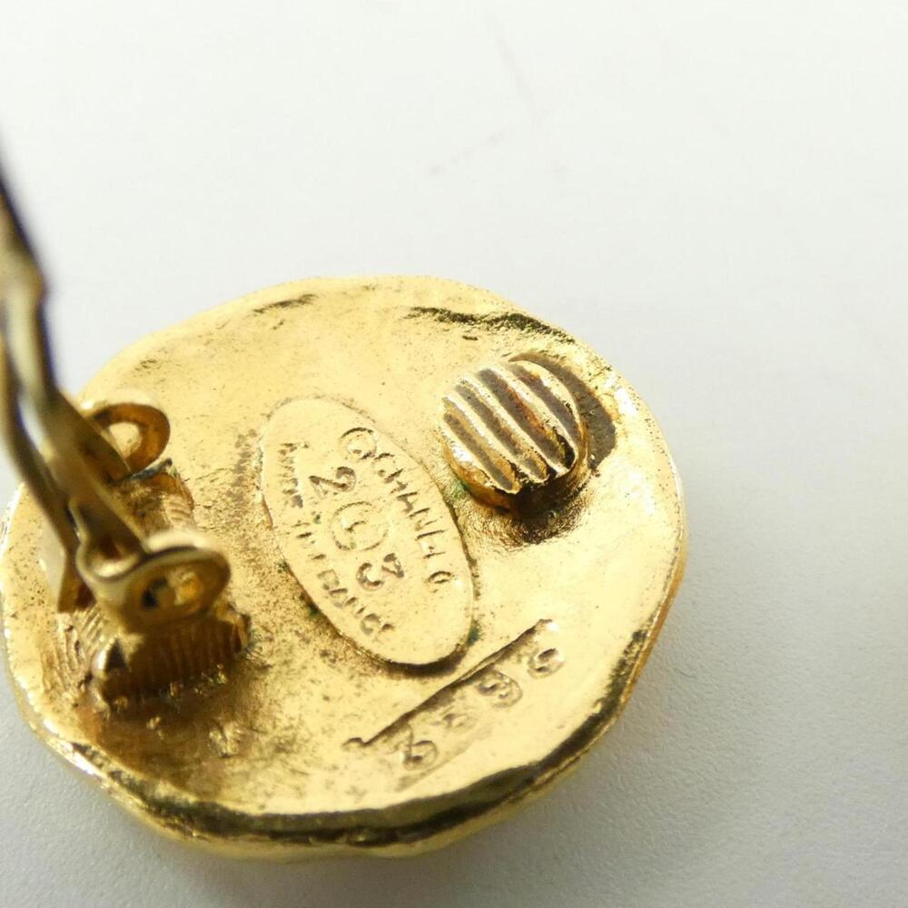 CHANEL Authentic Gold Earrings - Picture 4 of 4